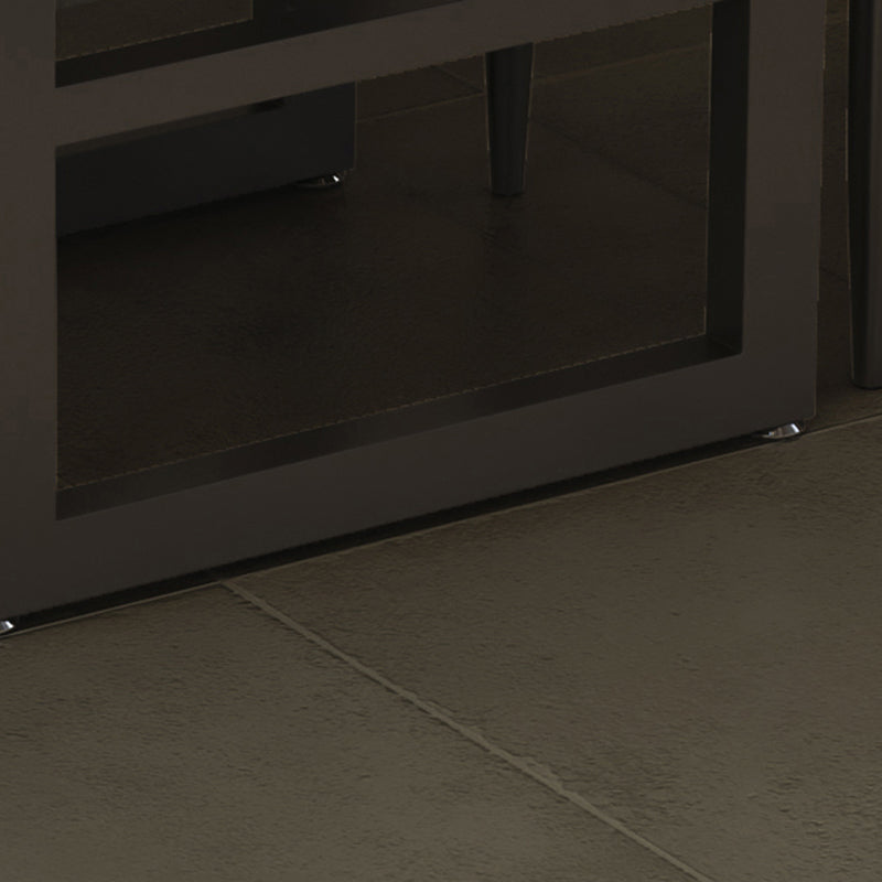 Rectangle Dining Table Industrial Home Kitchen Trestle Base Table