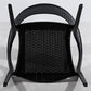 Open Back Armchair Plastic Scandinavian Kitchen Dining Room Chair