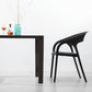 Open Back Armchair Plastic Scandinavian Kitchen Dining Room Chair