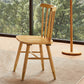 Slat Back Side Chair Wood Scandinavian Dining Kitchen Room Chair
