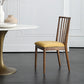 Contemporary Dining Chairs Kitchen Dining Armless Side Chairs with Wooden Legs