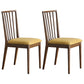 Contemporary Dining Chairs Kitchen Dining Armless Side Chairs with Wooden Legs