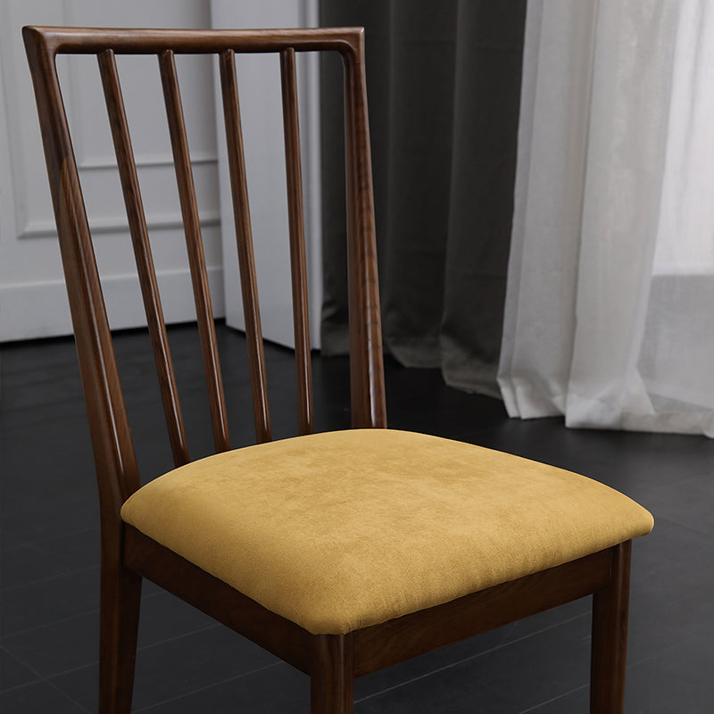 Contemporary Dining Chairs Kitchen Dining Armless Side Chairs with Wooden Legs