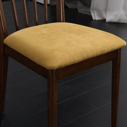 Contemporary Dining Chairs Kitchen Dining Armless Side Chairs with Wooden Legs