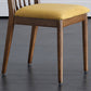 Contemporary Dining Chairs Kitchen Dining Armless Side Chairs with Wooden Legs
