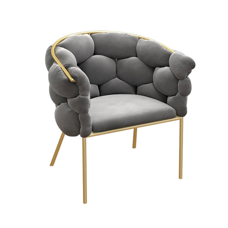 Sedie da pranzo imbottite in stile nordico sedie solide senza braccio