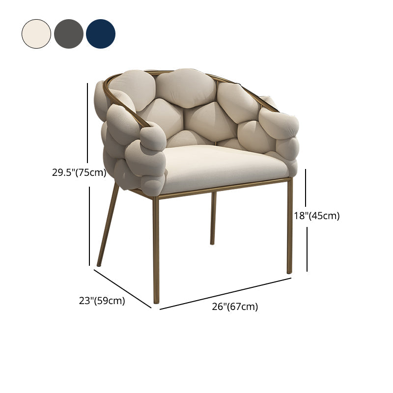 Sedie da pranzo imbottite in stile nordico sedie solide senza braccio