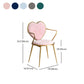 Arm Solid Back Dining Chair Nordic Design Upholstered Dining Chairs