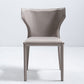 Moderne lederen armloze eetkamerstoel Wingback Side Chair voor restaurantgebruik