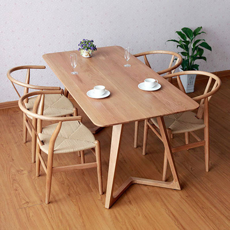 Contemporary Style Dining Chairs Wood Dining Armless Side Chairs Clearhalo 'Dining Chairs' 'Dining Tables & Seating' 'dining_chair' 'furn' 'furn_dining_chair' 'Furniture' 'Kitchen & Dining Furniture' 5688004