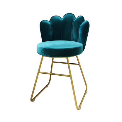 Fabric Dining Chairs Nordic Design Armless Solid Back Chair for Home