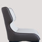 Faux Leather Dining Chair Industrial Style Wingback Arm Dining Chairs