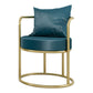 Upholstered Velvet Dining Side Chair Nordic Style Open Back Dining Side Chair