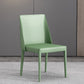 Modern Metal Dining Armless Chair Leather Dining Room Chairs for Restaurant Use