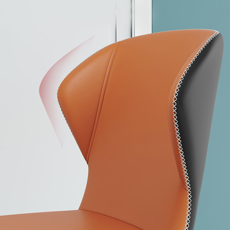 Sedie da cucina contemporanea sedie a bracciola laterale con zampe metalliche