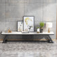 17,72"H tv-standaard moderne stijl witte tv-standaard console voor woonkamer