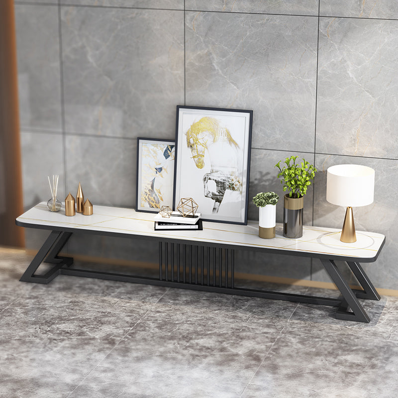17,72"H tv-standaard moderne stijl witte tv-standaard console voor woonkamer
