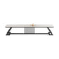 17,72"H tv-standaard moderne stijl witte tv-standaard console voor woonkamer