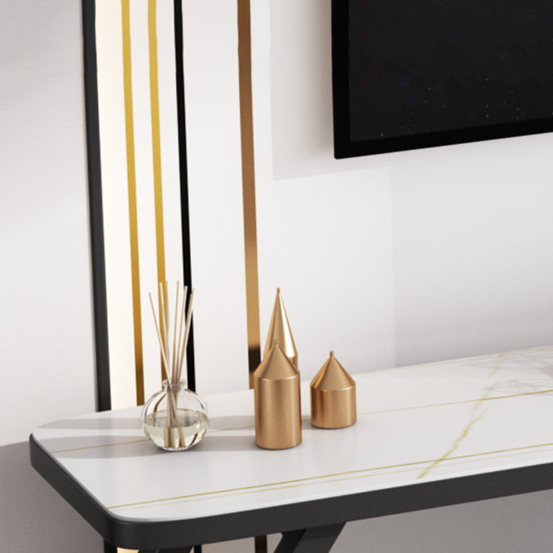 17,72"H tv-standaard moderne stijl witte tv-standaard console voor woonkamer