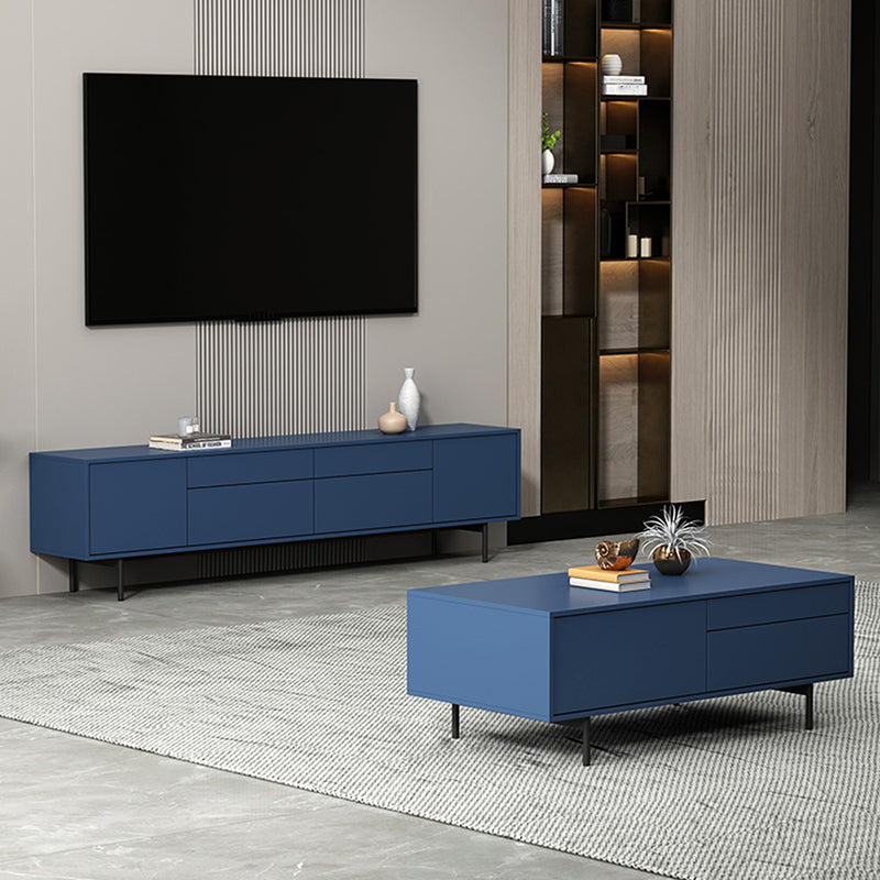 Wooden Enclosed Storage TV Console Industrial Home TV Stand with Splayed Legs Clearhalo 'furn' 'furn_tv_stands_entertainment_centers' 'Furniture' 'Living Room Furniture' 'TV Stands & Entertainment Centers' 'TV Stands & Media Storage Furniture' 'tv_stands_entertainment_centers' 5688676