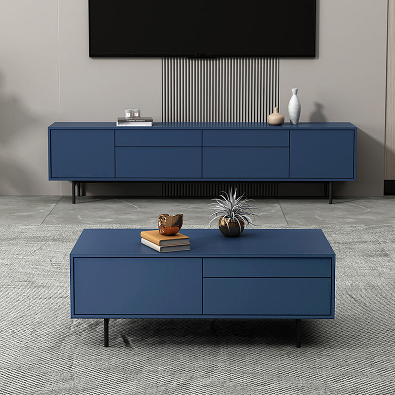 Wooden Enclosed Storage TV Console Industrial Home TV Stand with Splayed Legs Clearhalo 'furn' 'furn_tv_stands_entertainment_centers' 'Furniture' 'Living Room Furniture' 'TV Stands & Entertainment Centers' 'TV Stands & Media Storage Furniture' 'tv_stands_entertainment_centers' 5688677