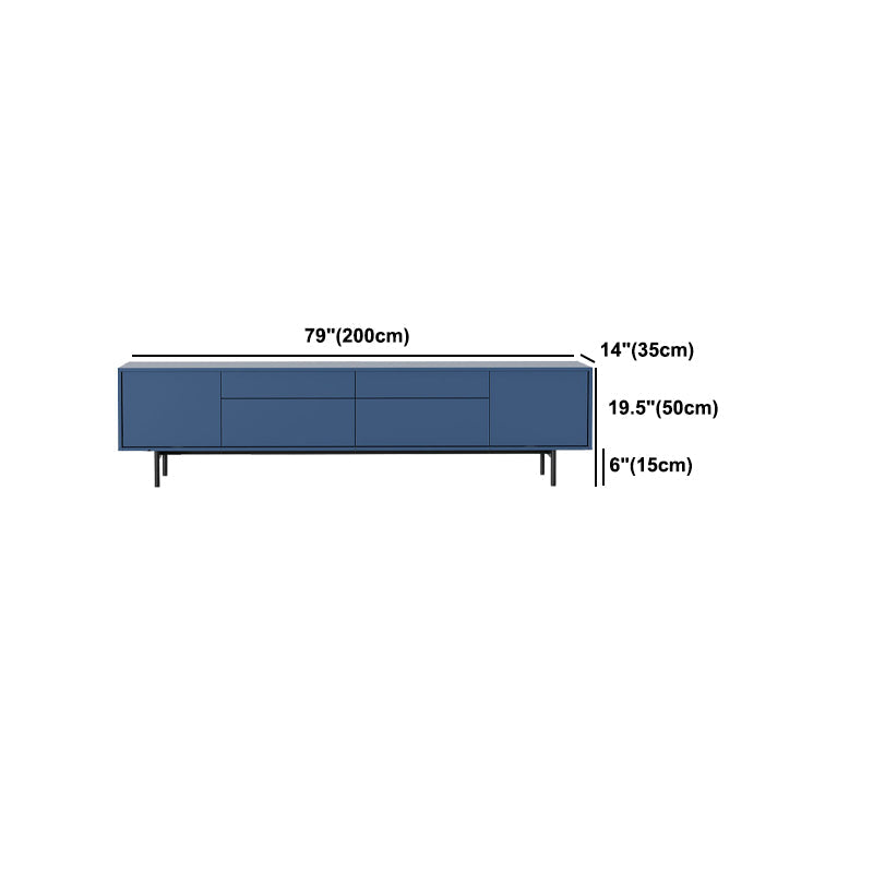 Wooden Enclosed Storage TV Console Industrial Home TV Stand with Splayed Legs Clearhalo 'furn' 'furn_tv_stands_entertainment_centers' 'Furniture' 'Living Room Furniture' 'TV Stands & Entertainment Centers' 'TV Stands & Media Storage Furniture' 'tv_stands_entertainment_centers' 5688691