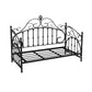 Luxurious Open-Frame Bed 45.28-inch High Metal Child's Bed with Headboard