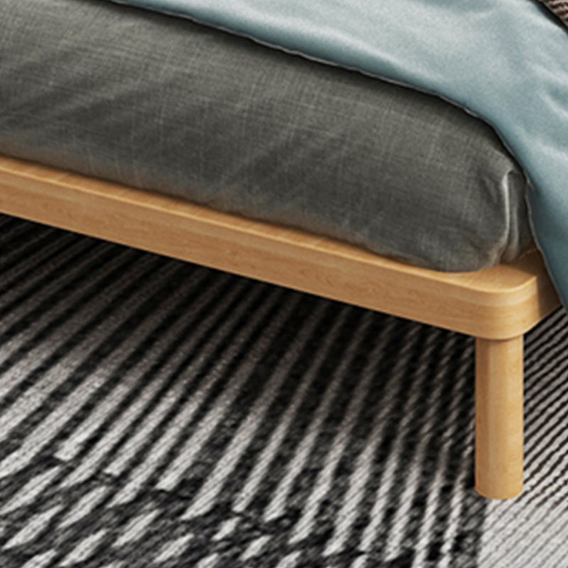 Contemporary Panel Wood Standard Bed with Rectangular Headboard Clearhalo 'Bedroom Furniture' 'Beds' 'furn' 'furn_beds' 'Furniture' 5688882