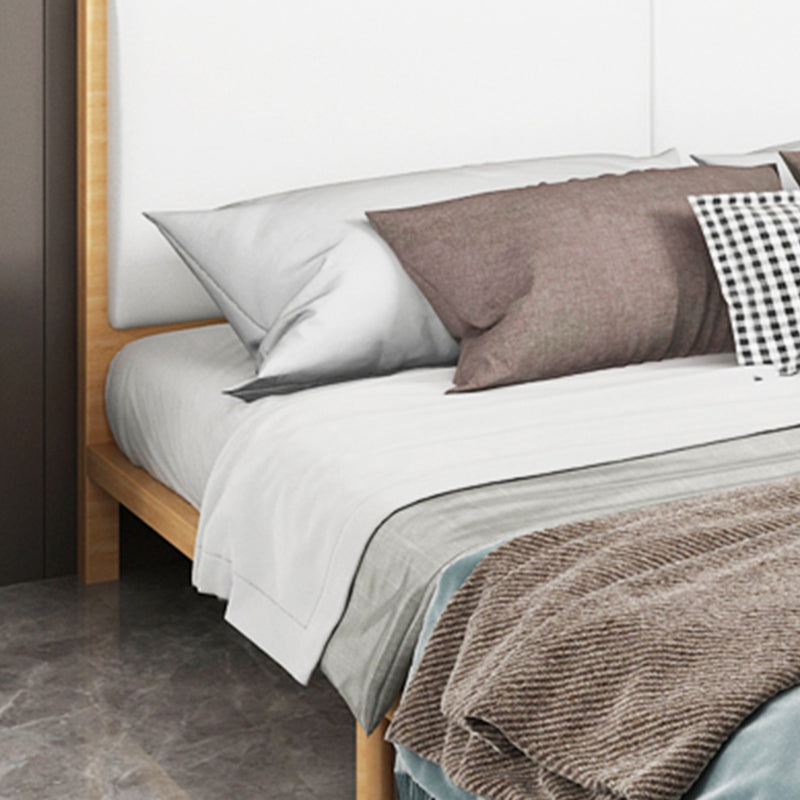 Contemporary Panel Wood Standard Bed with Rectangular Headboard Clearhalo 'Bedroom Furniture' 'Beds' 'furn' 'furn_beds' 'Furniture' 5688883