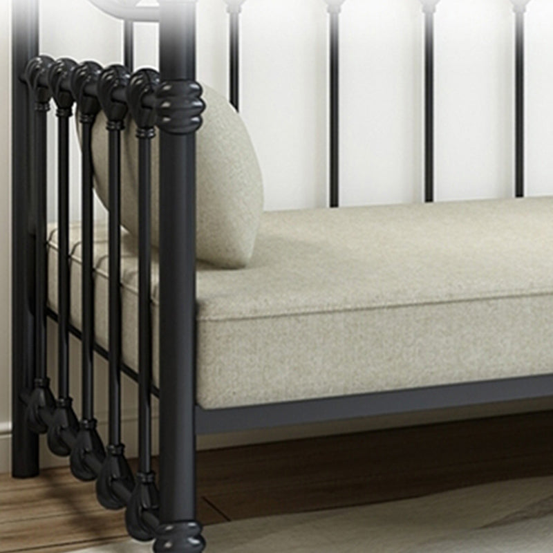 Contemporary Metal Wire-Grid Bed Frame 47.24" High Child's Bed