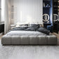 Modern Style Upholstered Headboard Mimics Leather/cotton Bed