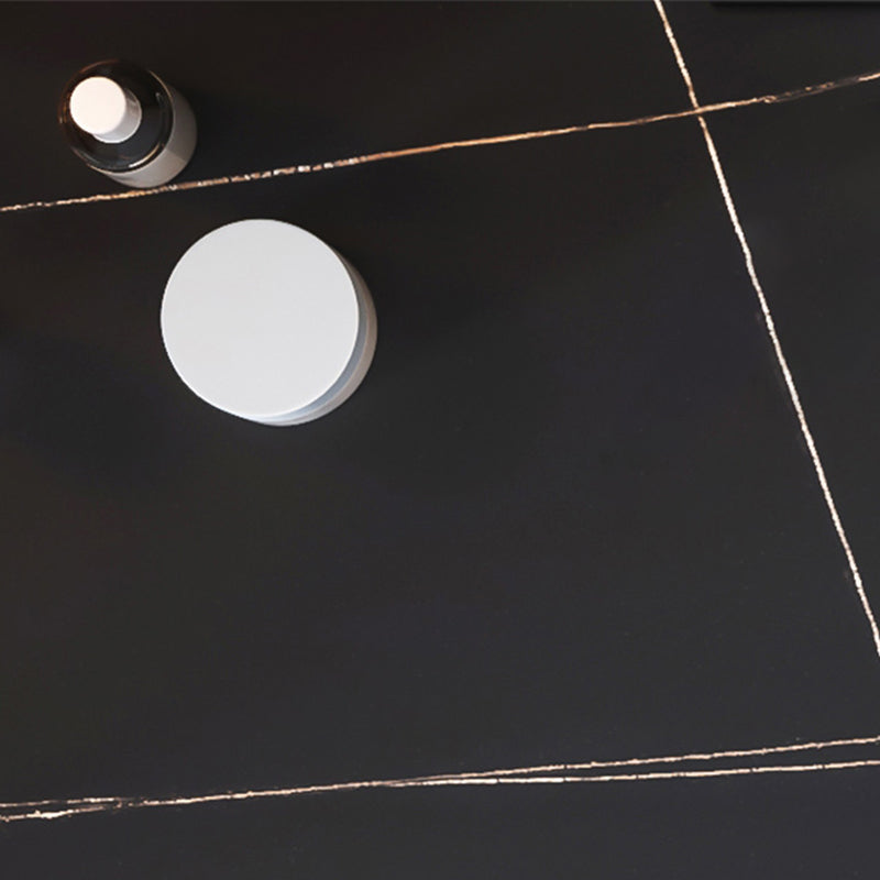 Grey Vanity Bedroom Stone Top Make-up Vanity with Storage Drawers