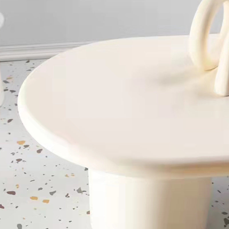 Solid Wood Coffee Table White Minimalist Coffee Table for Living Room Clearhalo 'Coffee & Accent Tables' 'Coffee Tables' 'coffee_tables' 'furn' 'furn_coffee_tables' 'Furniture' 'Living Room Furniture' 5689739