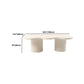 Solid Wood Coffee Table White Minimalist Coffee Table for Living Room Clearhalo 'Coffee & Accent Tables' 'Coffee Tables' 'coffee_tables' 'furn' 'furn_coffee_tables' 'Furniture' 'Living Room Furniture' 5689744