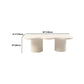 Solid Wood Coffee Table White Minimalist Coffee Table for Living Room Clearhalo 'Coffee & Accent Tables' 'Coffee Tables' 'coffee_tables' 'furn' 'furn_coffee_tables' 'Furniture' 'Living Room Furniture' 5689752
