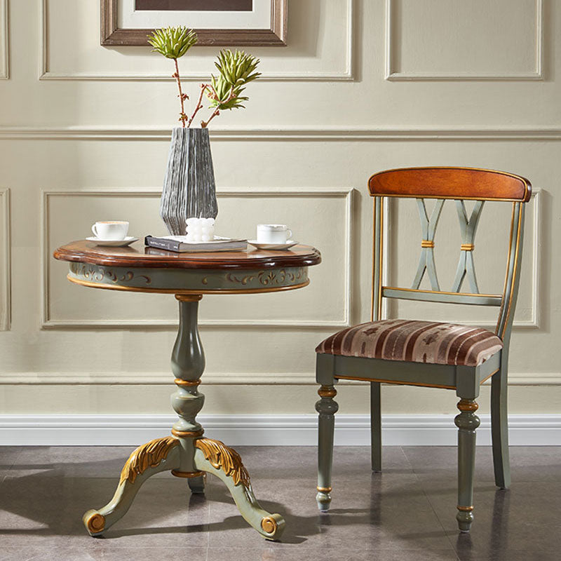 French Country Distressed Coffee Table Wooden Cocktail Table for Home Clearhalo 'Coffee & Accent Tables' 'Coffee Tables' 'coffee_tables' 'furn' 'furn_coffee_tables' 'Furniture' 'Living Room Furniture' 5689843