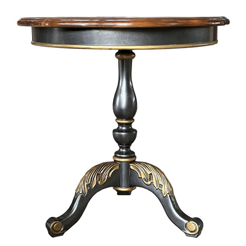 French Country Distressed Coffee Table Wooden Cocktail Table for Home Black Clearhalo 'Coffee & Accent Tables' 'Coffee Tables' 'coffee_tables' 'furn' 'furn_coffee_tables' 'Furniture' 'Living Room Furniture' 5689847
