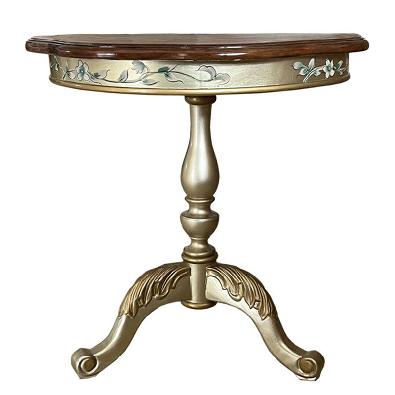 French Country Distressed Coffee Table Wooden Cocktail Table for Home Gold Clearhalo 'Coffee & Accent Tables' 'Coffee Tables' 'coffee_tables' 'furn' 'furn_coffee_tables' 'Furniture' 'Living Room Furniture' 5689849