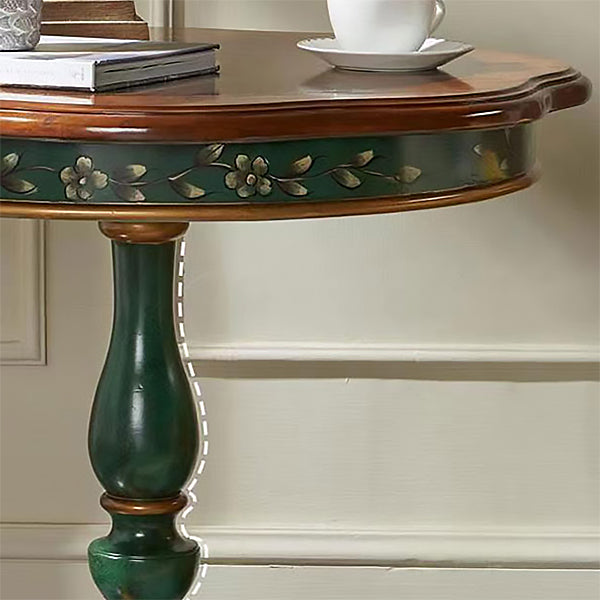 French Country Distressed Coffee Table Wooden Cocktail Table for Home Clearhalo 'Coffee & Accent Tables' 'Coffee Tables' 'coffee_tables' 'furn' 'furn_coffee_tables' 'Furniture' 'Living Room Furniture' 5689854