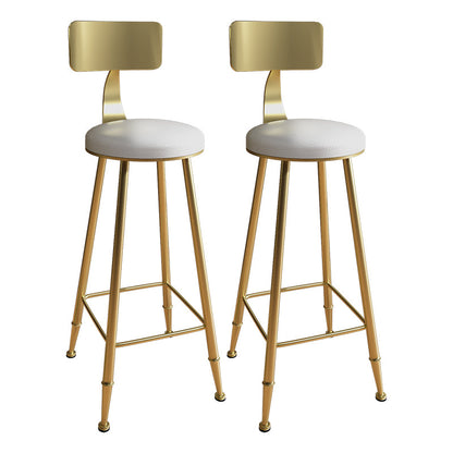 Luxury Sintered Stone Bar Table Set 1/3/5 Pieces White Indoor Footrest Bar Table Set