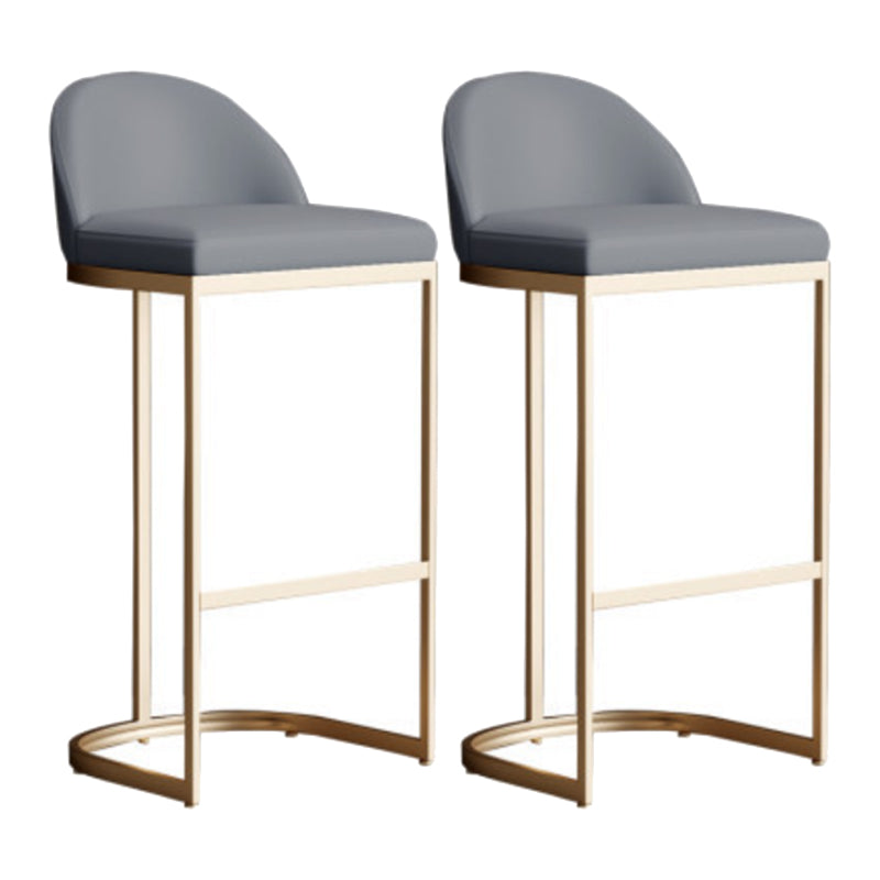Sintered Stone Bar Table Set 1/2/5 Pieces Indoor White Bar Table with Low Back Bar Stools Grey 26"H Stools (Set of 2) Clearhalo 'Bar Furniture' 'furn' 'furn_home_bar_bar_sets' 'Furniture' 'Home Bars & Bar Sets' 'home_bar_bar_sets' 'Kitchen & Dining Furniture' 5690272