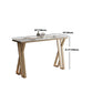 Sintered Stone Bar Table Set 1/2/5 Pieces Indoor White Bar Table with Low Back Bar Stools Clearhalo 'Bar Furniture' 'furn' 'furn_home_bar_bar_sets' 'Furniture' 'Home Bars & Bar Sets' 'home_bar_bar_sets' 'Kitchen & Dining Furniture' 5690285
