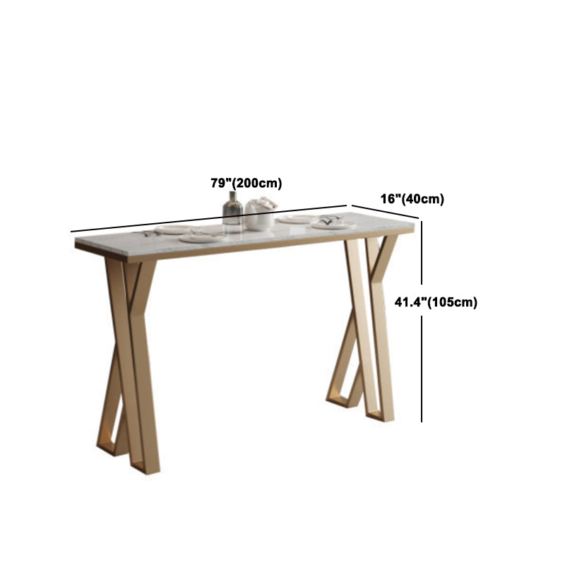 Sintered Stone Bar Table Set 1/2/5 Pieces Indoor White Bar Table with Low Back Bar Stools Clearhalo 'Bar Furniture' 'furn' 'furn_home_bar_bar_sets' 'Furniture' 'Home Bars & Bar Sets' 'home_bar_bar_sets' 'Kitchen & Dining Furniture' 5690287