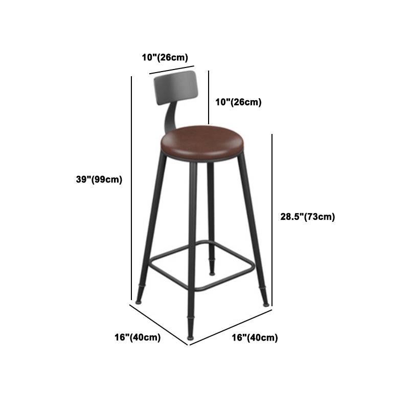 Industrial Wooden Bar Table Set 1/2/4/5 Pieces Rectangle Bar Table and Backless Bar Stools Clearhalo 'Bar Furniture' 'furn' 'furn_home_bar_bar_sets' 'Furniture' 'Home Bars & Bar Sets' 'home_bar_bar_sets' 'Kitchen & Dining Furniture' 5690315
