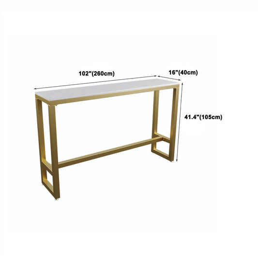 長方形のバーのテーブルとスツール1/4/7ピース腰のスツール付き焼結された石のバーテーブル
