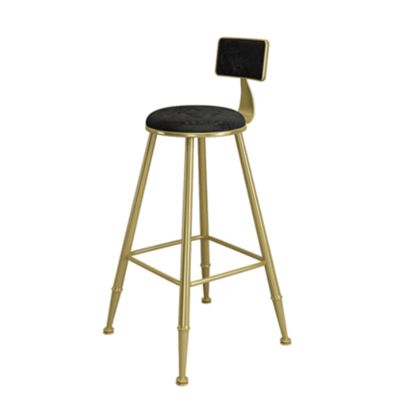 1/3/5 Pieces Luxury Bar Table Set Rectangle Sintered Stone Bar Set with Storage Shelves Black 30"H Stool (Single) Clearhalo 'Bar Furniture' 'furn' 'furn_home_bar_bar_sets' 'Furniture' 'Home Bars & Bar Sets' 'home_bar_bar_sets' 'Kitchen & Dining Furniture' 5690365