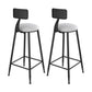 1/2/3 Pieces Bar Table Set Modern Rectangle Sintered Stone Bar Table with Low Back Stools Black 30"H Stools (Set of 2) Clearhalo 'Bar Furniture' 'furn' 'furn_home_bar_bar_sets' 'Furniture' 'Home Bars & Bar Sets' 'home_bar_bar_sets' 'Kitchen & Dining Furniture' 5690390
