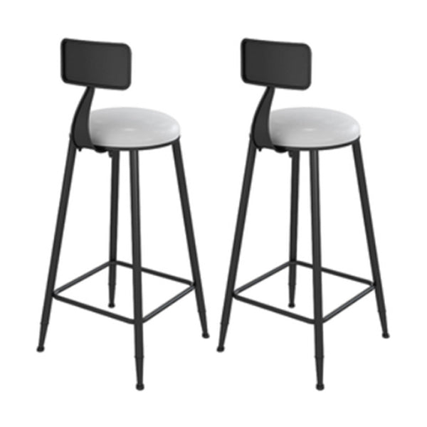1/2/3 Pieces Bar Table Set Modern Rectangle Sintered Stone Bar Table with Low Back Stools Black 30"H Stools (Set of 2) Clearhalo 'Bar Furniture' 'furn' 'furn_home_bar_bar_sets' 'Furniture' 'Home Bars & Bar Sets' 'home_bar_bar_sets' 'Kitchen & Dining Furniture' 5690390