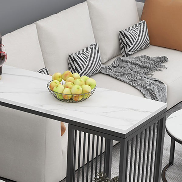 1/2/3 Pieces Bar Table Set Modern Rectangle Sintered Stone Bar Table with Low Back Stools Clearhalo 'Bar Furniture' 'furn' 'furn_home_bar_bar_sets' 'Furniture' 'Home Bars & Bar Sets' 'home_bar_bar_sets' 'Kitchen & Dining Furniture' 5690395