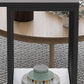 1/2/3 Pieces Bar Table Set Modern Rectangle Sintered Stone Bar Table with Low Back Stools Clearhalo 'Bar Furniture' 'furn' 'furn_home_bar_bar_sets' 'Furniture' 'Home Bars & Bar Sets' 'home_bar_bar_sets' 'Kitchen & Dining Furniture' 5690396